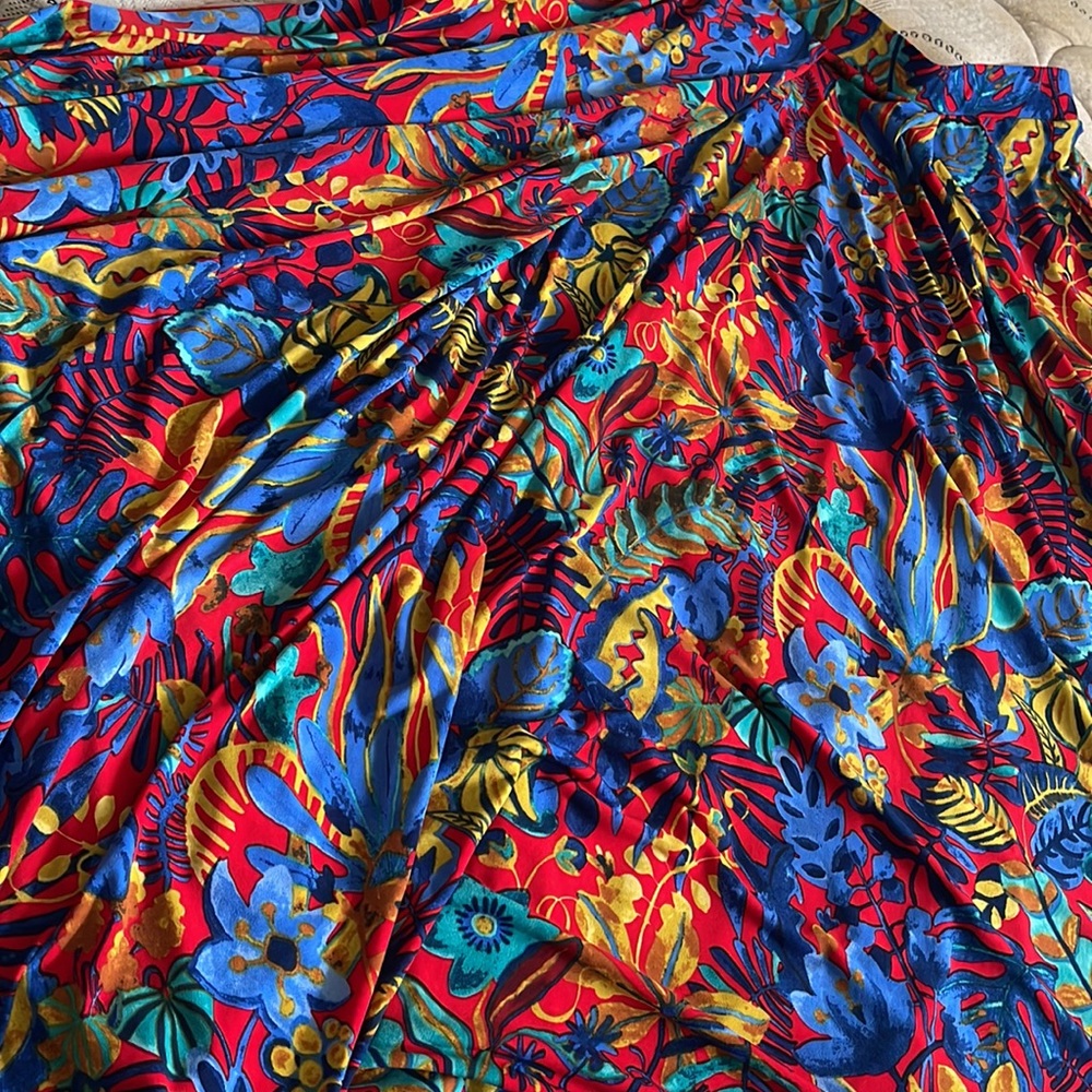 Rebdolls Colorful Floral Maxi Skirt - Picture 5 of 8